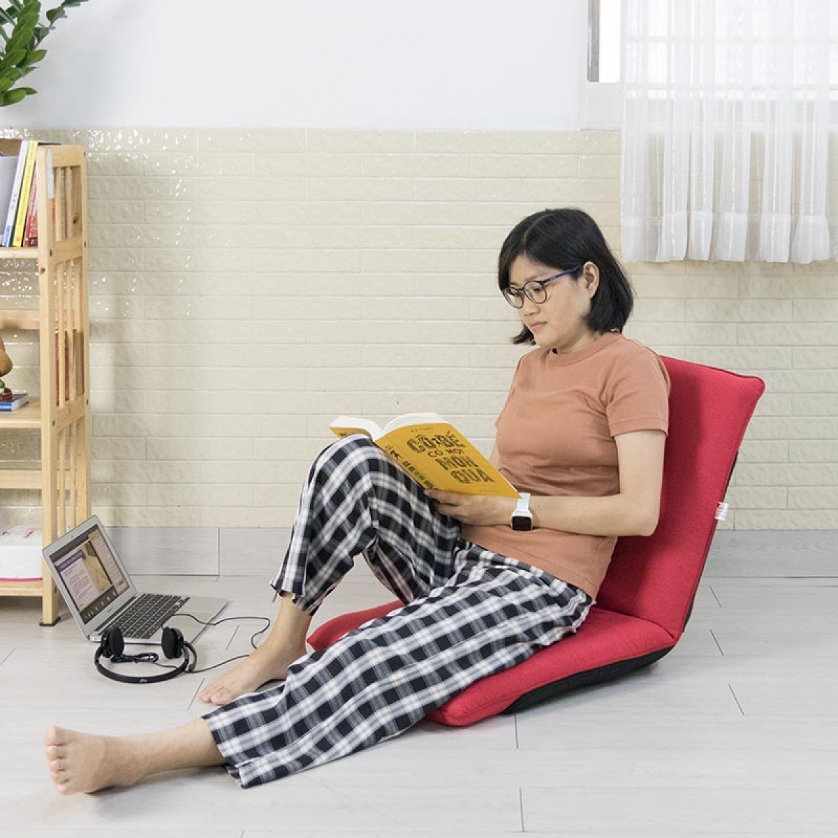 Ghế bệt tatami, ghế thư giãn, tựa lưng cho người già, người bệnh đau lưng, thoát vị, tai biến